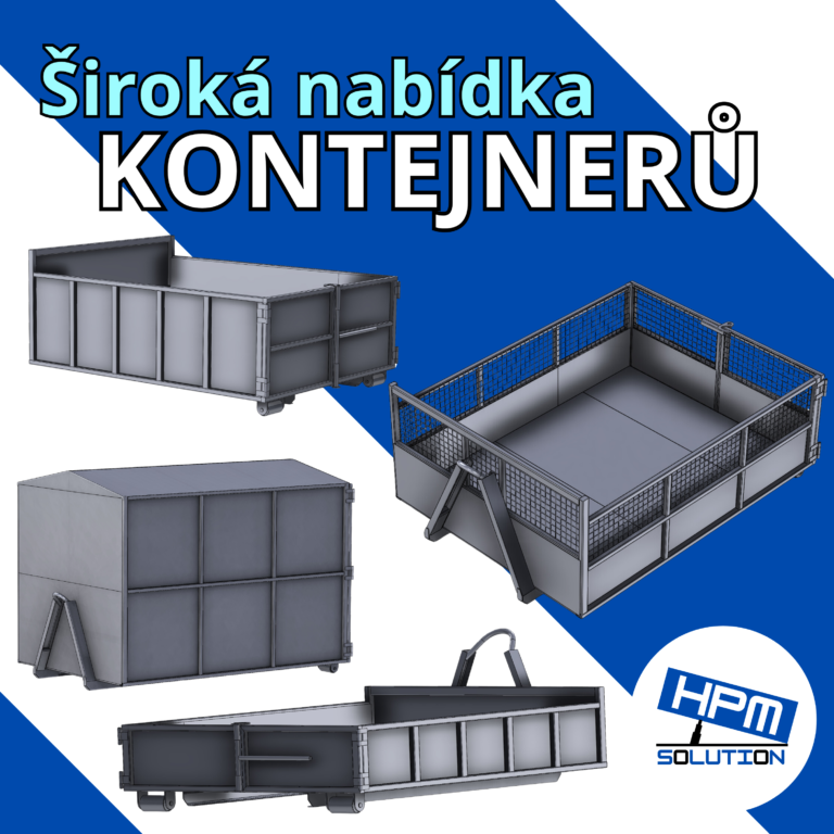 Různé druhy kontejnerů